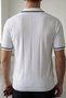 Polo Collar Half Zipper Men's Knitwear T-Shirt - 4