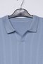 Men's Self-Patterned Polo Collar Knit Sweater - 4