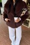 Women's Lined Fur Short Coat - 7