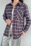 Gülseli Women's Plaid Patterned Stoned Shirt - 3