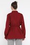 Women's Loose Shirt with Waist Belt Detail - 3