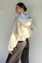 Women's hooded elastic double pocket seasonal coat - 6