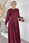 Gülseli Front Buttoned Hijab Dress - 4