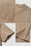 Men's Front Embossed Printed T-Shirt - 2