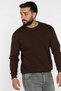 Crew Neck Patterned Men's Knitwear Sweater - 2