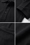 Men's Polo Collar Half Button T-Shirt - 4