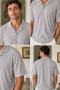 Men's Apache Collar Short Sleeve Shirt - 4