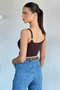 Women's Ringed Covered Bustier - 4