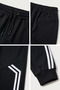 Men's Ribbed Striped Sweatpants - 4
