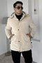 Lined Hooded Men's Coat - 3