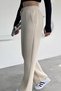 Women's lace-up three-thread raised wide leg palazzo bottom tracksuit - 4