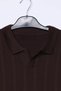 Men's Self-Patterned Polo Collar Knit Sweater - 4