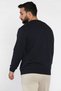 Pre-Embroidered Crew Neck Three Thread Men's Sweatshirt - 3