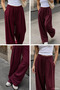 Gülseli Women's Elastic Waist Palazzo Sweatpants - 7