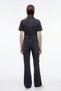 Spanish Style Short Sleeve Denim Jumpsuit - 4