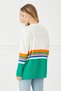 Striped Crew Neck Knitwear Sweater - 2