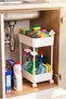Lisbon Multi-Purpose 2-Tier Bathroom Organizer Organizer with Wheels under Cabinet and under Counter - 4