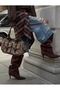 Brown XL Wide Fit Women's Heeled Boots – Comfortable Fit for Wide Calves, Below the Knee, Stylish Boots - 3
