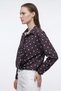 Polka Dot Long Sleeve Women's Shirt - 2