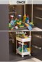 Lisbon Multi-Purpose 2-Tier Bathroom Organizer Organizer with Wheels under Cabinet and under Counter - 2