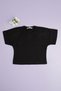 Ribbon Embroidered Casual Girls' Crop T-Shirt - 3