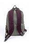School Backpack Two-Tone Multi-Compartment Gray Purple - 3