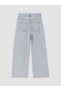 Wide-Legged Stoned Girl's Jean Pants for Style Seekers from Uzg Store - 3