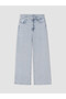 Wide-Legged Stoned Girl's Jean Pants for Style Seekers from Uzg Store - 2