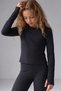 Mellow Furry Inside Long Sleeve Girls' Top