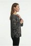 Women's Patterned Knitwear Long Sleeve Sweater - 4