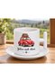 May the Road Be Open Written Red Vosvos Figured Coffee Cup - 2