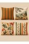 Tuscan Autumn Digital Printed Decorative Velvet Textured Polyester 4-Piece Cushion Cover Set(Dkr) - 2
