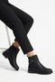 Demas Women's Daily Boots with Side Buckle Black Emerald - 5