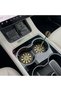 Plexiglass Cup Coaster Set of 2 In-Car Cup Coasters Dart Design 65 mm (6.5cm) - 3