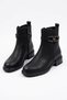 Demas Women's Daily Boots with Side Buckle Black Emerald - 6