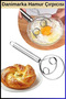 Stainless Steel Dough Whisk - Steel Danish Dough Whisk - 6