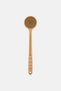 Silicone Body Scrubber For Shower With Long Handle, Tan - 4