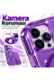 Glitzora Glitter Case Compatible with iPhone 16 Pro Max + Magnetic Card Holder Purple, Magsafe Compatible, Camera Protection, Double Set - 4