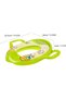 Sturdy Training Toilet Seat with Handles and Splash Guard. Secure Anti-Slip Toddler Toilet Seat for Boys and Girls (Green) - 4