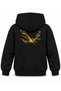 How to Train Your Dragon Two Separate Directions Printed Black Kids Hoodie