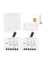 Wireless light switch, RF433 Staircase safety switch and receiver controller 10A, easy installation