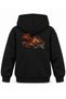 How to Train Your Dragon Red Knot Printed Black Kids Hoodie