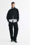 Scarf-collar bubble-hem jacket - 4