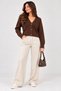 Women's Buttoned Ribbed Knitwear Cardigan Cty-Çtn-9734 - 3