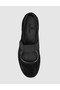 Black Strappy Women's Ballerina Shoes - 6