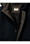 Long Sleeve Slim Fit Hooded Coat with Snap Pockets - 5