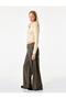 Faux Fur Collar Long Sleeve Zippered Crop Knitwear Cardigan - 3
