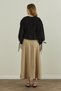 Modal Gathered Lace-Up Blouse - 6