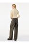 Faux Fur Collar Long Sleeve Zippered Crop Knitwear Cardigan - 4