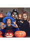 Witch Costume Set Kids Witch Wizard Cloak Witch Cape Hat Festivals Cosplay Outfit Full Set for Party Masquerade Accessory - 4